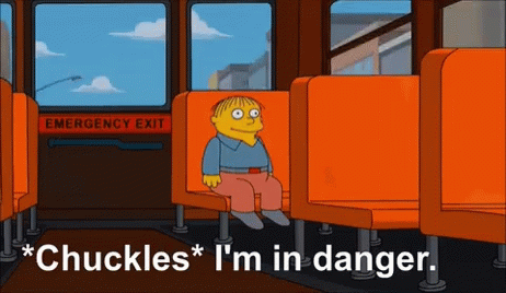 simpsons-chuckles-im-in-danger.gif