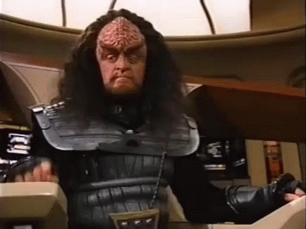 star trek gowron frustrated